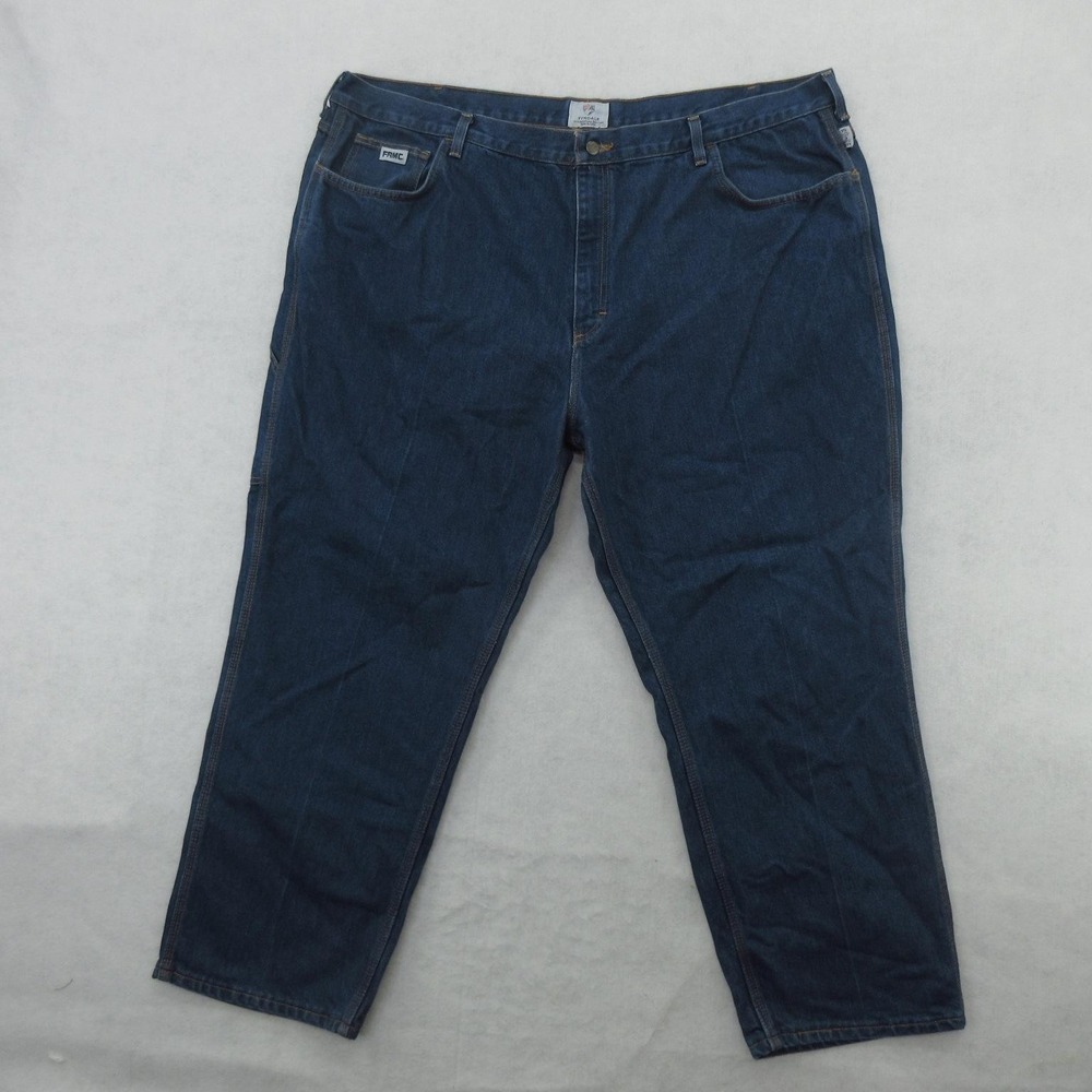 Tyndale Jeans Mens (Tag 50x30) 47X30 Blue Flame Resistant  F290T FR Denim Pants
